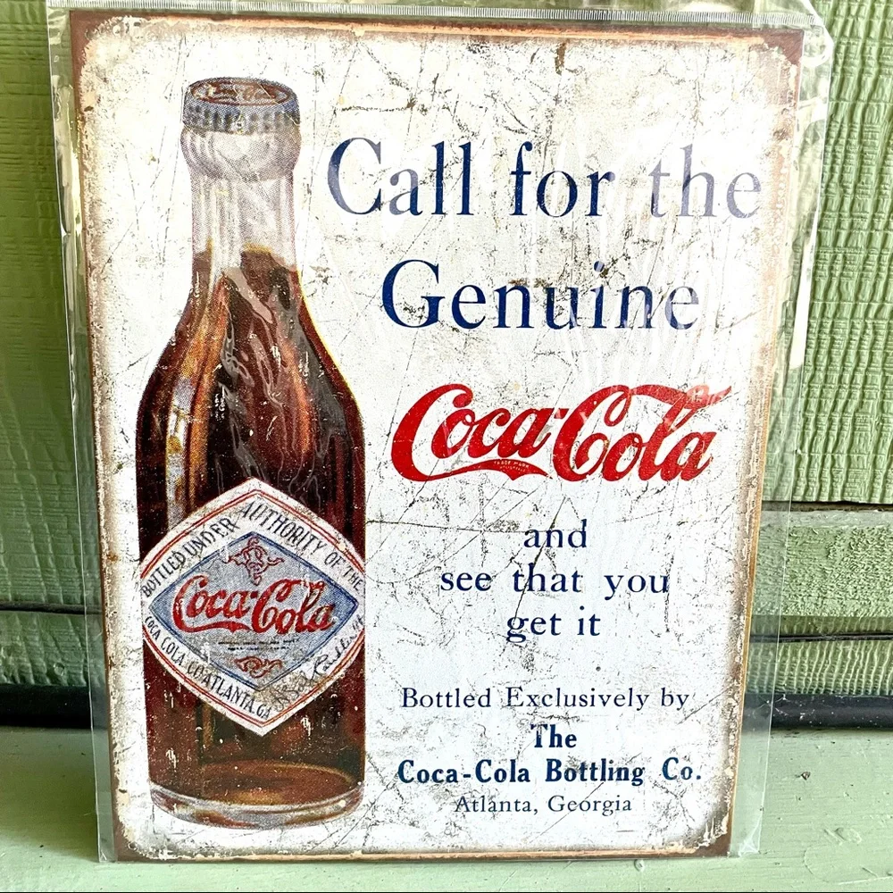 NEW Coca Cola Metal Sign